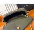 Imitazioni borse griffate a tracolla media YSL Saint Laurent Calypso muschio