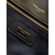 Imitazioni borse griffate a tracolla media YSL Saint Laurent Calypso muschio