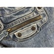 Borse Firmate Replica Balenciaga Le City denim lavato Blu