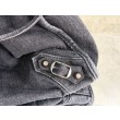 Borsa Balenciaga Le City in denim lavato nero