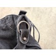 Borsa Balenciaga Le City in denim lavato nero