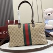 Borsa bauletto grande Gucci Borsetto 866734 Marrone