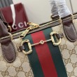 Borsa bauletto grande Gucci Borsetto 866734 Marrone