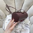 Bora Pari all'originale replica bowling piccola Chanel AS6143 Bordeaux