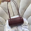 Bora Pari all'originale replica bowling piccola Chanel AS6143 Bordeaux