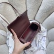 Bora Pari all'originale replica bowling piccola Chanel AS6143 Bordeaux