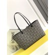 Borsa tote di lusso Loewe East West in jacquard anagramma