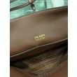 Borse Replica Alta Qualità tote grande Prada 1BG600 Marrone