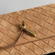 Pochette Bottega Veneta Andiamo scamosciata Marrone