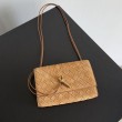 Pochette Bottega Veneta Andiamo scamosciata Marrone