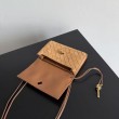 Pochette Bottega Veneta Andiamo scamosciata Marrone