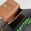 Pochette Bottega Veneta Andiamo scamosciata Marrone