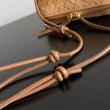 Pouch Bottega Veneta Concerto camoscio intrecciato Marrone