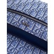 Zaino Dior Rider tela jacquard Oblique Dior blu
