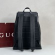 Zaino medio da uomo Gucci con emblema GG 854750 Nero