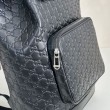 Zaino medio da uomo Gucci con emblema GG 854750 Nero