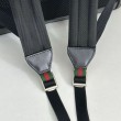 Zaino medio da uomo Gucci con emblema GG 854750 Nero