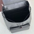 Zaino medio da uomo Gucci con emblema GG 854750 Nero