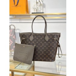 Borsa Louis Vuitton Neverfull Inside Out MM M25664 fumo