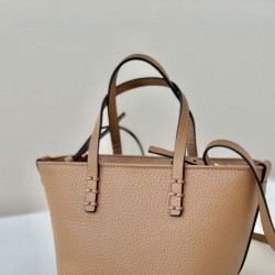 Cloni Qualità superiore replica tote Fendi Roll Mini Selleria Marrone firmate