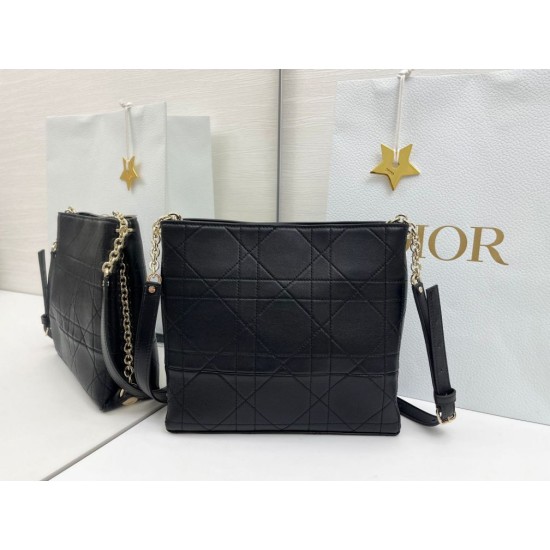 Cloni Borsa Dior Trianon con catena nera firmate