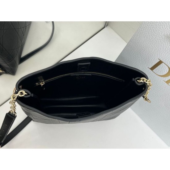 Cloni Borsa Dior Trianon con catena nera firmate