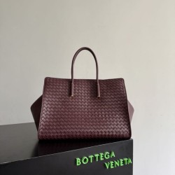 Cloni Borsa tote Barbara Bottega Veneta Bordeaux firmate