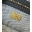 Borsa a tracolla classica Fendi Baguette FF ricamato Blu