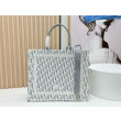 Borse Replica da uomo Dior Book Tote Piccola/Media/Grande con ricamo obliquo e tracolla blu/bianca Borse Replica da uomo Dior Book Tote Piccola/Media/Grande con ricamo obliquo e tracolla blu/bianca