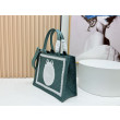Borsa da uomo Dior Book Tote Piccola/Media/Grande con ricamo obliquo e tracolla Verde Borsa da uomo Dior Book Tote Piccola/Media/Grande con ricamo obliquo e tracolla Verde