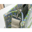 Borsa Replica 1:1 Dior Book Tote piccola/media/grande con motivo mughetto Verde Borsa Replica 1:1 Dior Book Tote piccola/media/grande con motivo mughetto Verde