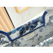 Imitazioni borse griffate Dior Book Tote piccola/media/grande con ricamo Toile de Jouy blu/bianco Imitazioni borse griffate Dior Book Tote piccola/media/grande con ricamo Toile de Jouy blu/bianco