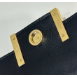 Borsa Replica 1:1 Fendi Baguette con manico superiore e logo FF impresso Nero