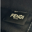 Borsa Replica 1:1 Fendi Baguette con manico superiore e logo FF impresso Nero