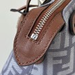 Borse Replica Fendi Denim Vitello Grace FF Mini By The Way Boston Blu