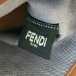Borse Replica Fendi Denim Vitello Grace FF Mini By The Way Boston Blu