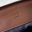 Borse Replica Fendi Denim Vitello Grace FF Mini By The Way Boston Blu