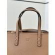 Qualità superiore replica tote Fendi Roll Mini Selleria Marrone
