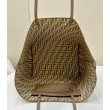 Borsa tote reversibile grande Fendi Roll Albicocca