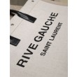 Borse Replica tote YSL Saint Laurent Rive Gauche beige