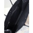 Borsa tote YSL Saint Laurent Rive Gauche Rafia ricamata Nero