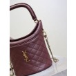Borse a secchiello Gaby di YSL Saint Laurent bordeaux