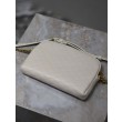 Pochette trapuntata con zip Gaby YSL Saint Laurent Bianco