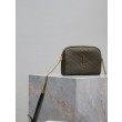 Pochette trapuntata con zip Gaby YSL Saint Laurent Blu