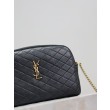 Pochette trapuntata con zip Gaby YSL Saint Laurent Nero