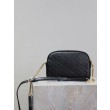 Pochette trapuntata con zip Gaby YSL Saint Laurent Nero