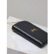 Pochette trapuntata con zip Gaby YSL Saint Laurent Nero