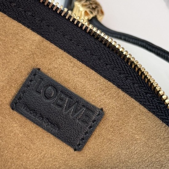 Cloni Borsa Loewe Joya Pouch Nappa Nero firmate