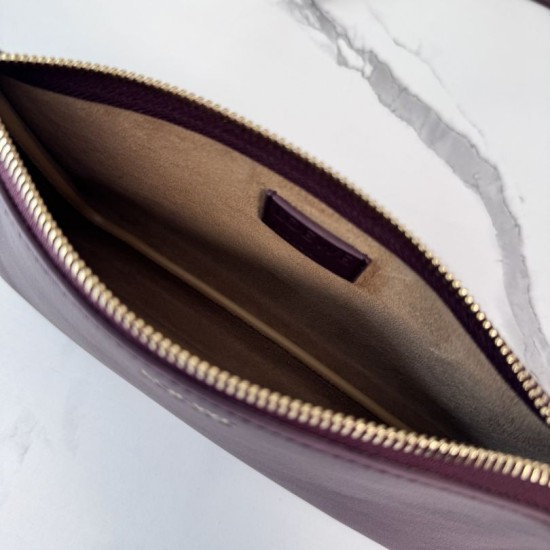 Replica di lusso Imitazioni borse griffate Loewe Joya Pouch Nappa Borgogna Imitazioni Cloni Imitazioni borse griffate Loewe Joya Pouch Nappa Borgogna firmate