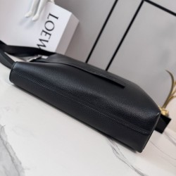 Replica di lusso Borse Imitazioni tote LOEWE con logo Loop Nero Imitazioni Cloni Borse Imitazioni tote LOEWE con logo Loop Nero firmate